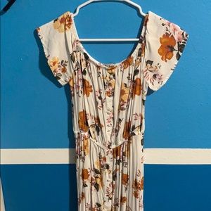 White high low dress